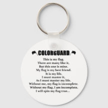 Colorguard Cadence Keychain