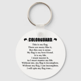 Colorguard Cadence Keychain Nyckelring