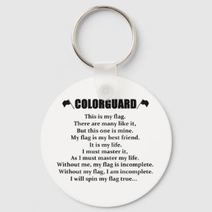 Colorguard Cadence Keychain Nyckelring
