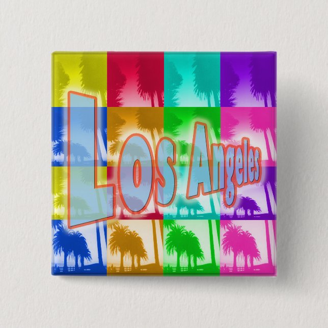 "Coloring Los Angeles 1"-knapp Knapp (Framsida)