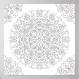 Coloring Poster – Dot Patterns