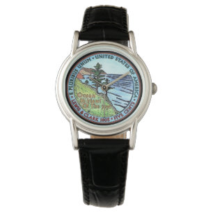 Colorized Lewis and Clark Expedition Nickel Watch Armbandsur