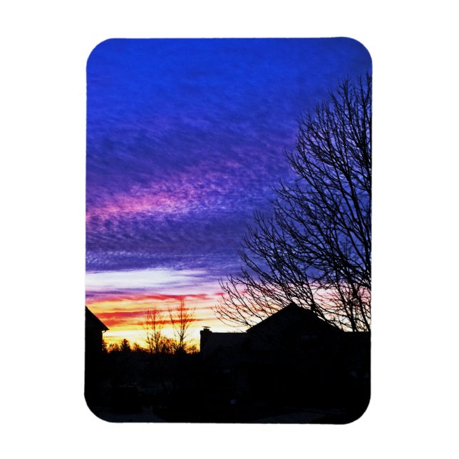 Colorkul Sunrise i Cincinnati Magnet (Vertikal)