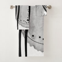 Colorless Abstract Watercolor Two