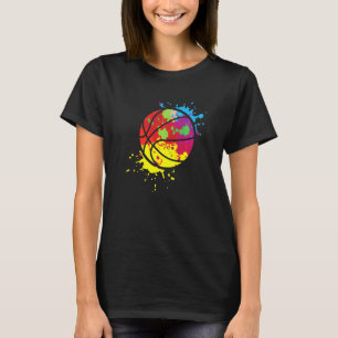 Colorous Basketball Boll Sports Player Team Coach T Shirt