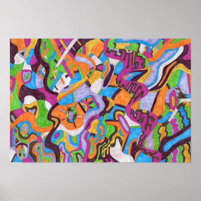 "Colorscape" 19x13 Poster (Framsidan)