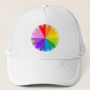 Colorwheel regnbågegåvor keps