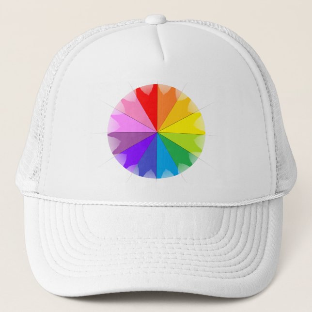 Colorwheel regnbågegåvor keps (Framsida)
