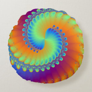 ColorWheel Rund Kudde