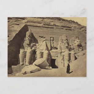 Colossal Figurer, det Underbara templet i Abu Sunb Vykort