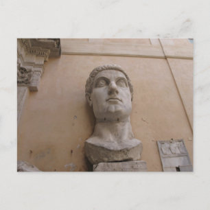Colossal statue of Constantine, Rom, 315-220 CE. Vykort