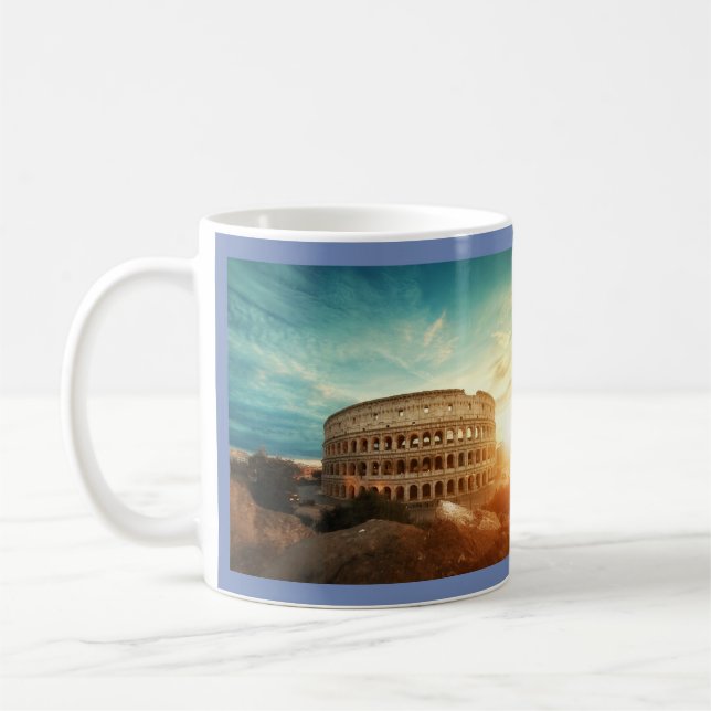 Colosseo - Rom, Italien Kaffemugg (Vänster)
