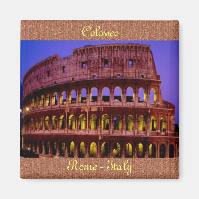 Colosseo (Rom) Magnet (Framsidan)