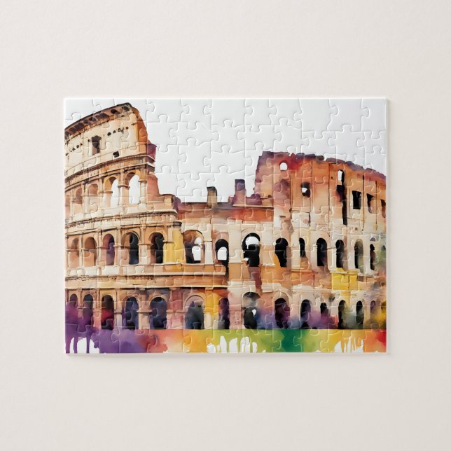 Colosseo Roma Italia Pussel (Horisontell)
