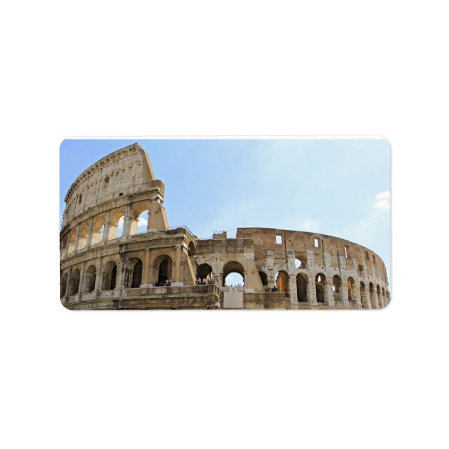 Colosseum Adressetikett (Framsidan)