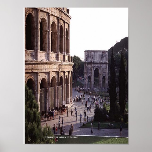Colosseum Ancient Rom poser Poster (Framsidan)