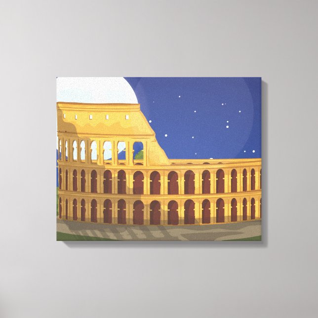 Colosseum i Rom Canvastryck (Framsida)