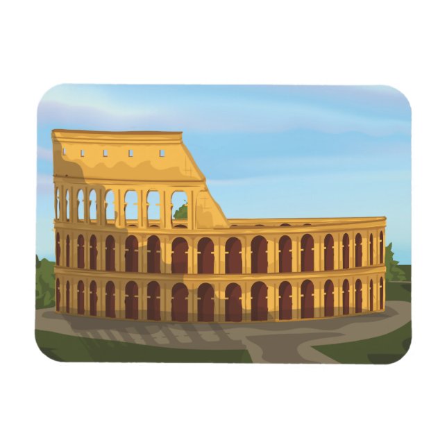 Colosseum i Rom Magnet (Horisontell)