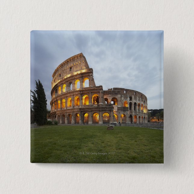 Colosseum i Rome, italien Knapp (Framsida)