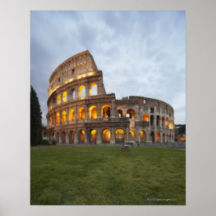 Colosseum i Rome, italien Poster