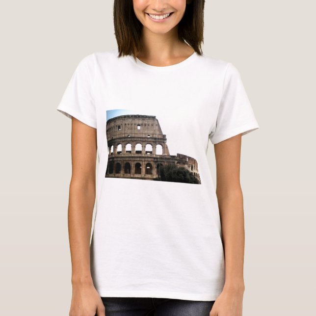 Colosseum Italiana Travel Photo Tee (Framsida)