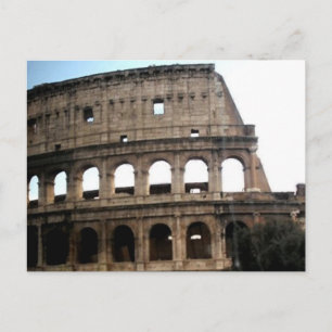 Colosseum Italiana Travel Photo Vykort