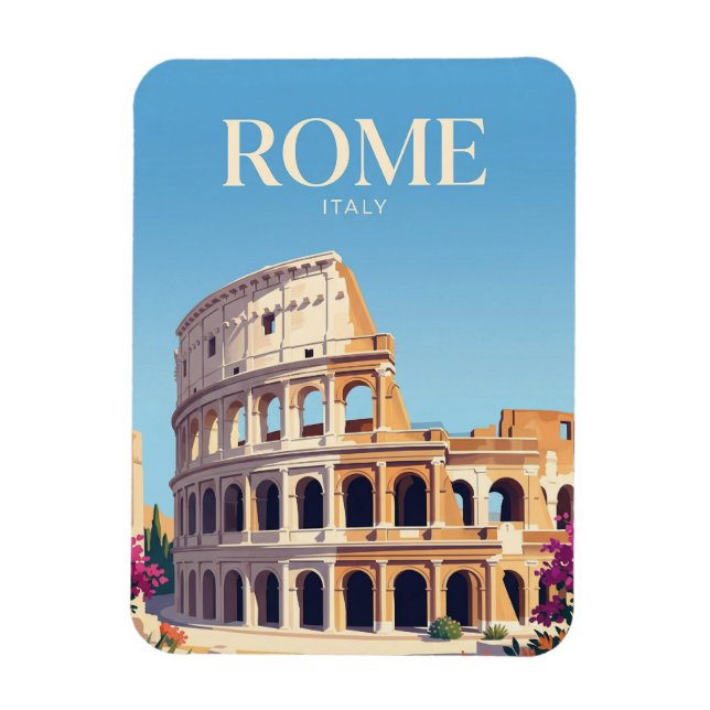 Colosseum Italien Magnet (Vertikal)