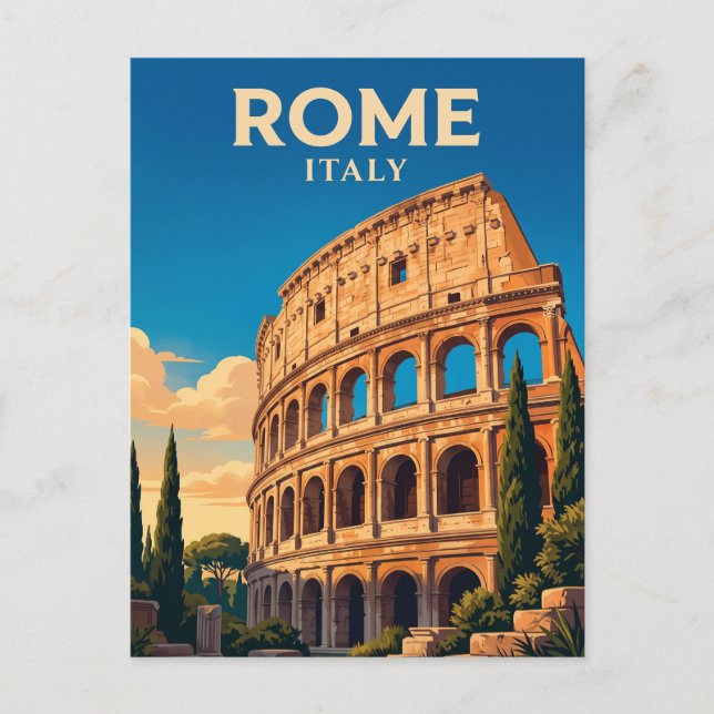 Colosseum Italien Vykort (Framsida)