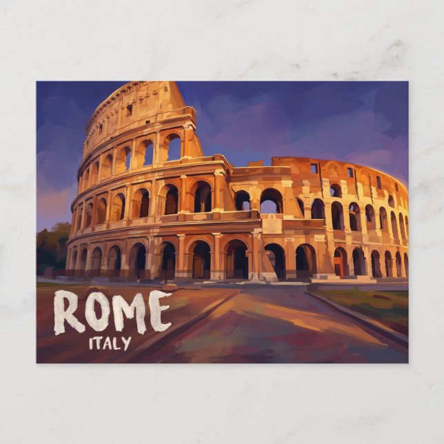 Colosseum Italien Vykort (Framsida)