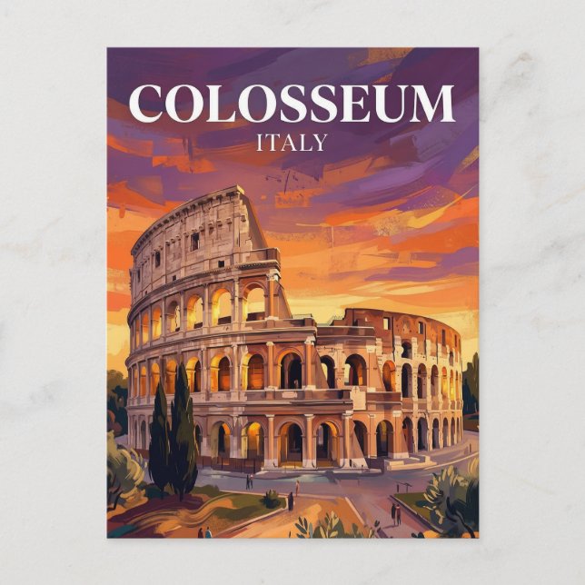 Colosseum Italien Vykort (Framsida)