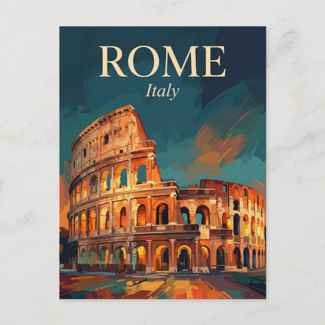 Colosseum Italy Vykort (Framsida)