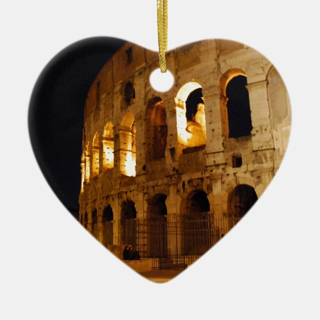 Colosseum Julgransprydnad Keramik (Framsidan)