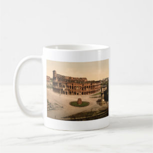 Colosseum och Meta Sudans, Rome, italien Kaffemugg