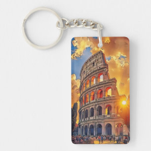Colosseum Painting at Sunset Rom, Italien