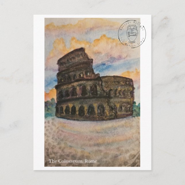 Colosseum Postcard Vykort (Framsida)
