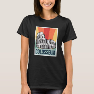 Colosseum Retro från Rom-Italien Romerna T Shirt