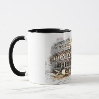 Colosseum Rom Arena Stadium Art Draw Arnold Mugg