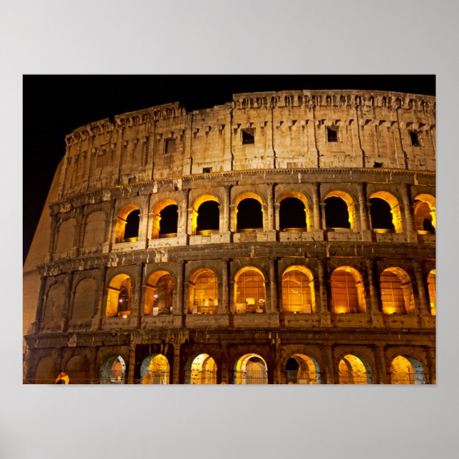 Colosseum Rom Fotografi Poster (Framsidan)