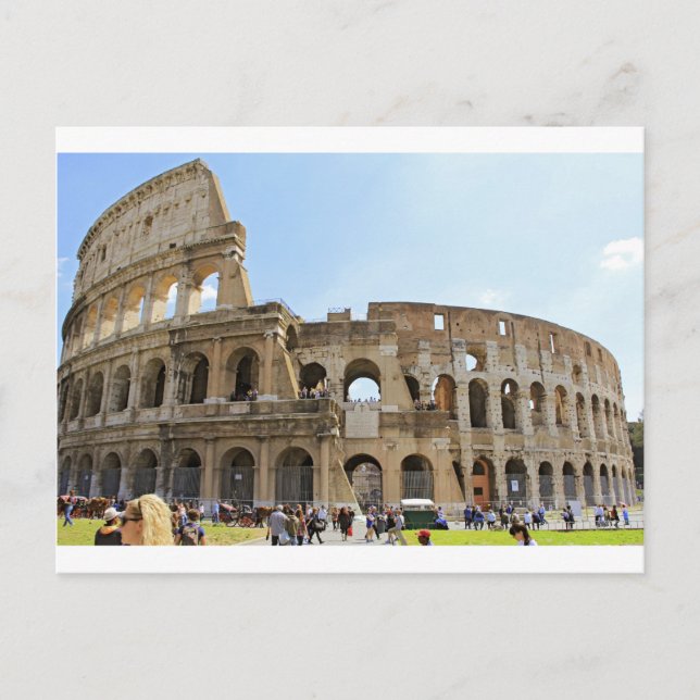 Colosseum Rom Fotografi Vykort (Framsida)