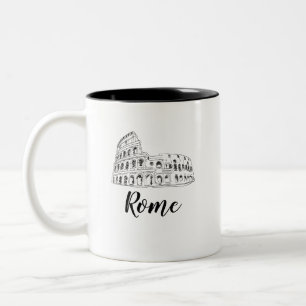 Colosseum Rom Italien Art 2-tonkaffe Mugg