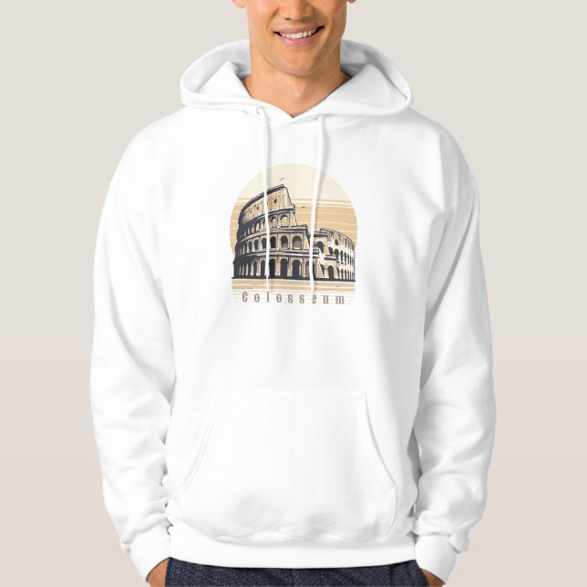 Colosseum Rom Italien Europe Hoodie (Framsida)