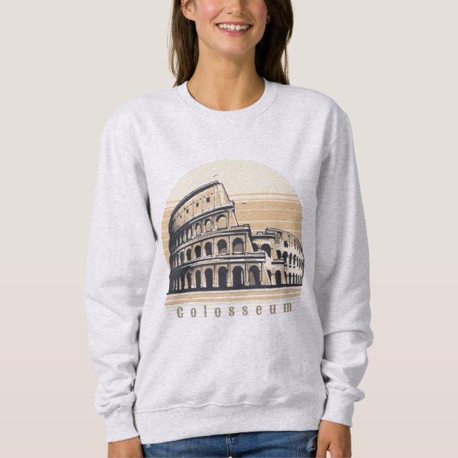Colosseum Rom Italien Europe T Shirt (Framsida)