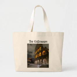 Colosseum Rom Italien - Gammalt Arkitektoniskt Lan Jumbo Tygkasse