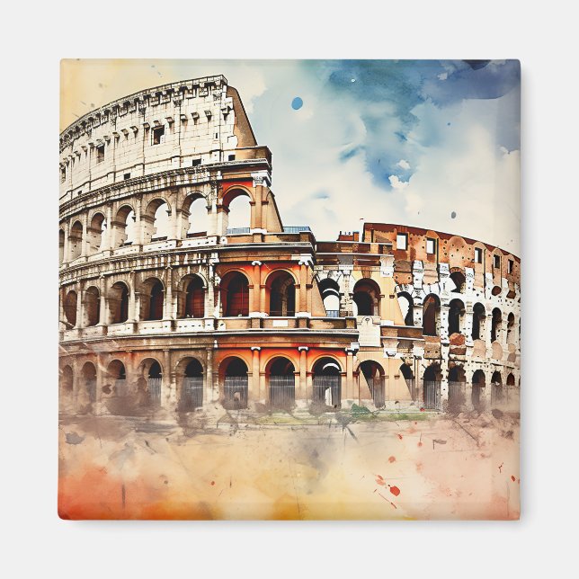 Colosseum Rom Italien Magnet (Framsidan)