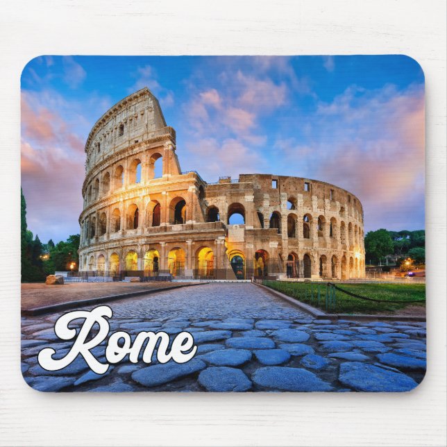 Colosseum, Rom, Italien Musmatta (Framsidan)
