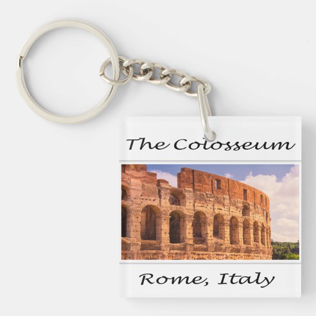 Colosseum Rom, Italien Nyckelring (Framsidan)