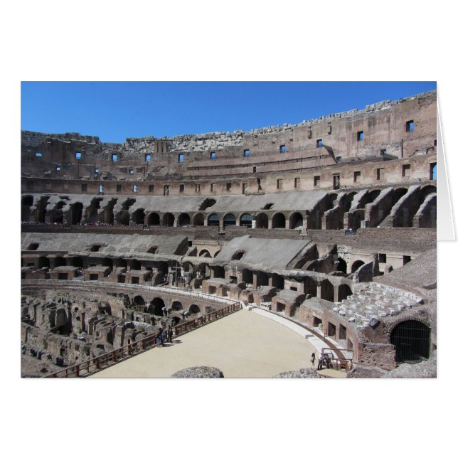 Colosseum - Rom, Italien OBS Kort (Framsidan Horizontal)