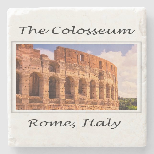 Colosseum Rom, Italien Stenkoaster Stenunderlägg (Framsidan)