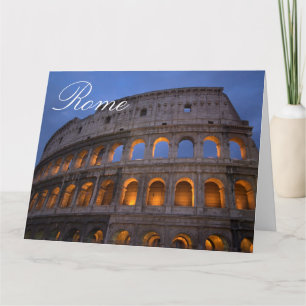 Colosseum Rom Italienska Travel Photo Kort