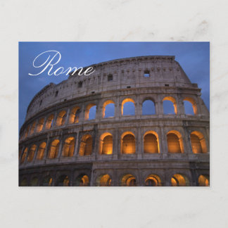 Colosseum Rom Italienska Travel Photo Vykort